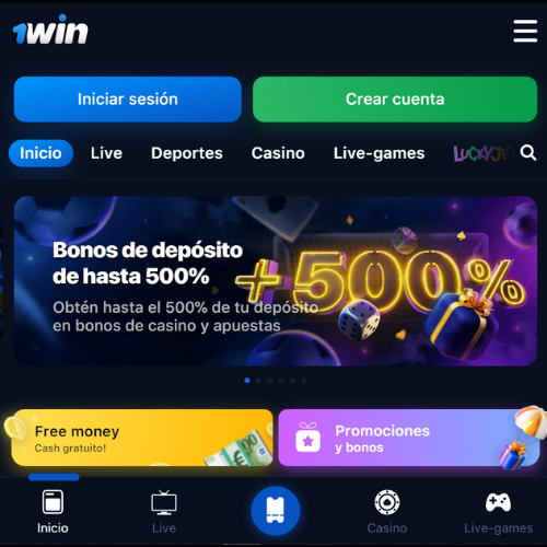 Ir a la página oficial de 1win México