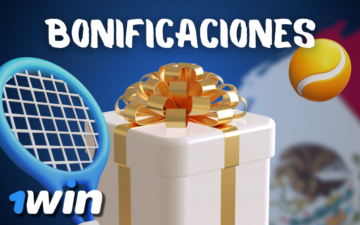 1win tenis Bonificaciones por apostar